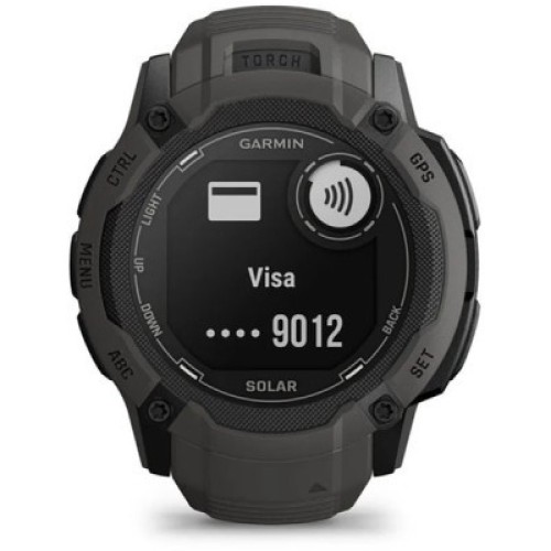 Смарт-годинник Garmin Instinct 2X, Solar, Graphite, GPS (010-02805-00)