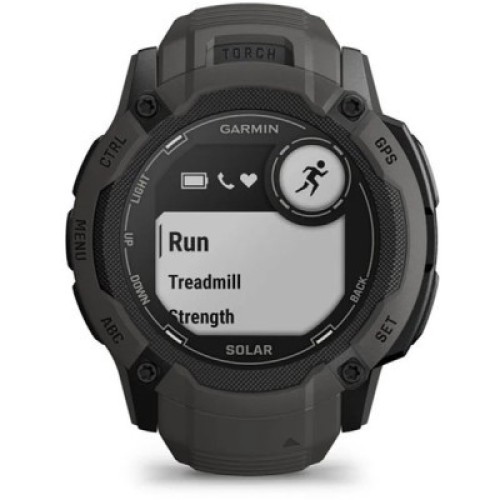 Смарт-годинник Garmin Instinct 2X, Solar, Graphite, GPS (010-02805-00)