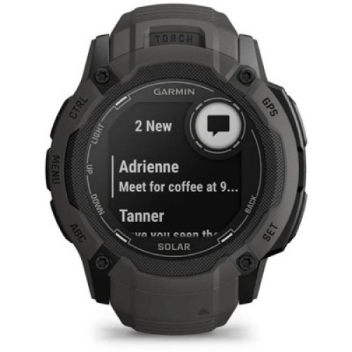 Смарт-годинник Garmin Instinct 2X, Solar, Graphite, GPS (010-02805-00)