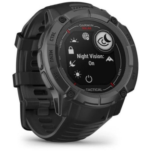 Смарт-годинник Garmin Instinct 2X, Solar, Tactical Edition, Black, GPS (010-02805-03)