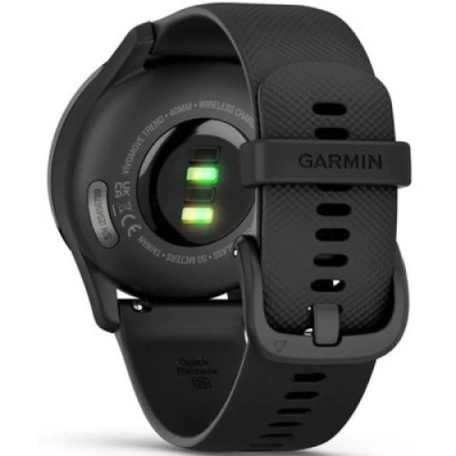 Смарт-часы Garmin vivomove Trend, Black, Silicone, GPS (010-02665-00)