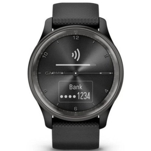 Смарт-часы Garmin vivomove Trend, Black, Silicone, GPS (010-02665-00)