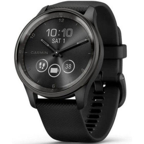 Смарт-часы Garmin vivomove Trend, Black, Silicone, GPS (010-02665-00)