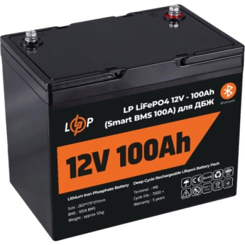 Батарея LiFePo4 LogicPower 12.8V - 100 Ah (1280Wh) (20197)