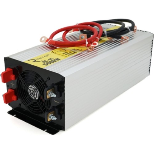 Автомобильный инвертор 12V/220V 5000W чистая синусоида, 2xShuko, 1xUSB Ritar (RSC-5000)