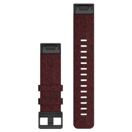 Ремешок для смарт-часов Garmin fenix 6 22mm QuickFit Heathered Red Nylon (010-12863-06)