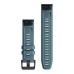 Ремешок для смарт-часов Garmin fenix 6 22mm QuickFit Lakeside Blue Silicone (010-12863-03)