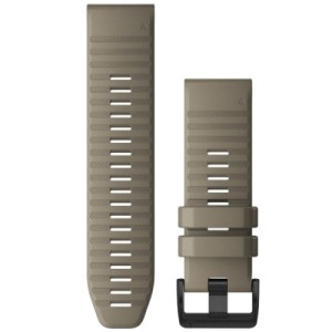 Ремешок для смарт-часов Garmin fenix 6X 26mm QuickFit Dark Sandstone Silicone (010-12864-02)
