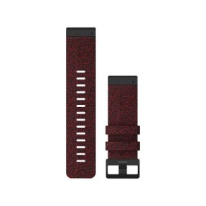 Ремешок для смарт-часов Garmin fenix 6X 26mm QuickFit Heathered Red Nylon (010-12864-06)