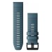 Ремешок для смарт-часов Garmin fenix 6X 26mm QuickFit Lakeside Blue Silicone (010-12864-03)