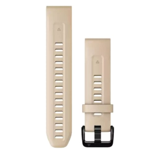 Ремешок для смарт-часов Garmin fenix 7S, 20mm QuickFit Limestone Silicone (010-13102-08) Ремешок для смарт-часов Garmin fenix 7S, 20mm QuickFit Limestone Silicone (010-13102-08)
