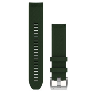 Ремешок для смарт-часов Garmin MARQ, QuickFit 22m, Pine Green Silicone (010-13008-01)