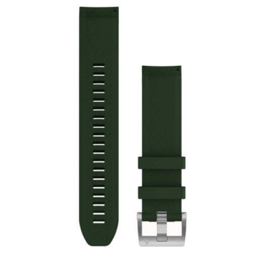 Ремешок для смарт-часов Garmin MARQ, QuickFit 22m, Pine Green Silicone (010-13008-01)