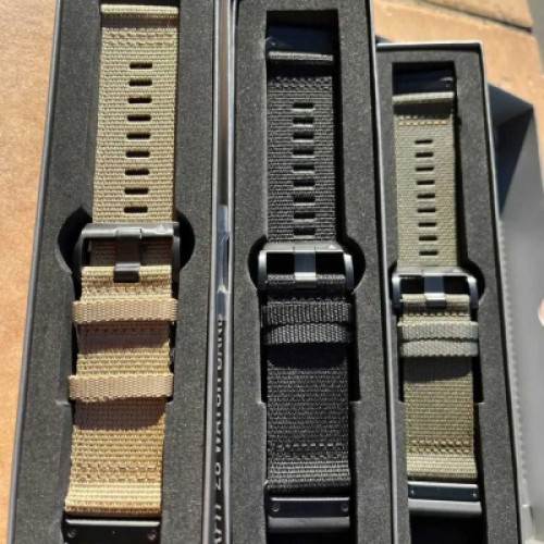 Ремешок для смарт-часов Garmin Tactix 7, 26mm QuickFit, Coyote Tan Nylon (010-13010-11)