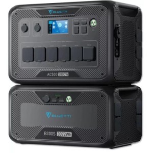 Зарядная станция BLUETTI AC500 5000W + акумуляторний модуль B300S (AC500+B300s)
