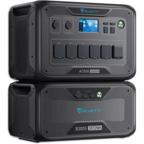 Зарядная станция BLUETTI AC500 5000W + акумуляторний модуль B300S (AC500+B300s)
