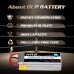 Аккумулятор для дрона HRB_ Lipo 6s 22.2V 6000mAh 50C XT60 (HR-6000MAH-6S-50C-XT60)