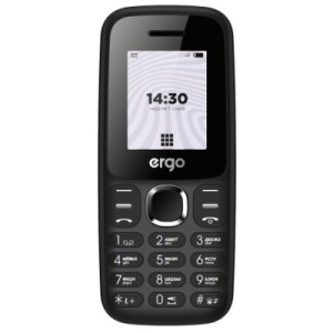 Мобільний телефон Ergo B184 Black