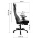 Кресло игровое GT Racer X-5108 Black