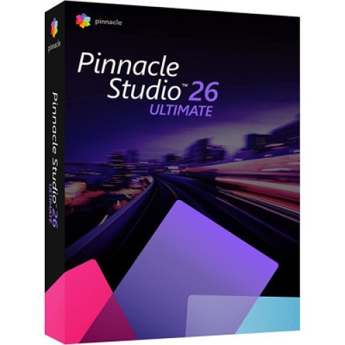 ПО для мультимедиа Corel Pinnacle Studio 26 Ultimate EN/CZ/DA/ES/FI/FR/IT/NL/PL/SV Windows (ESDPNST26ULML)