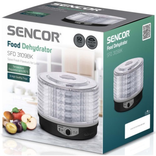 Сушка для овощей и фруктов Sencor SFD3109BK