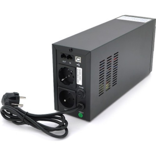 Источник бесперебойного питания Qoltec Qoltec QLT650 (360W) (QLT650RJ45LCD-53951)