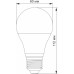 Лампочка Videx LED  A60e 12V 10W E27 4100K (VL-A60e12V-10274)
