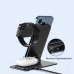 Зарядное устройство Proda Azeada Metal 15W 3 in 1 PD-W19 Black (PD-W19-BK)