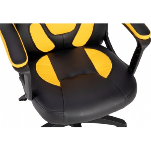 Кресло игровое GT Racer X-1414 Black/Yellow