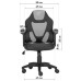Кресло игровое GT Racer X-1414 Black/Yellow