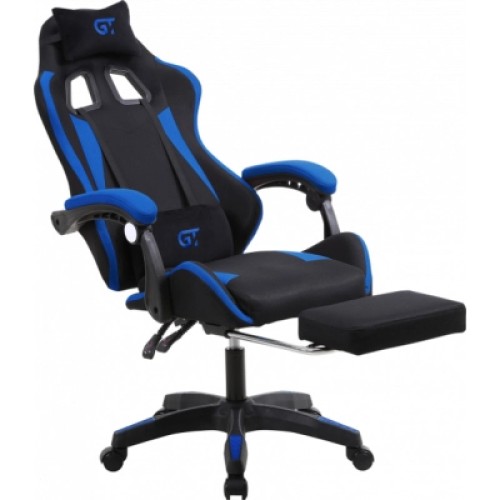 Кресло игровое GT Racer X-2324 Black/Blue (X-2324 Fabric Black/Blue)