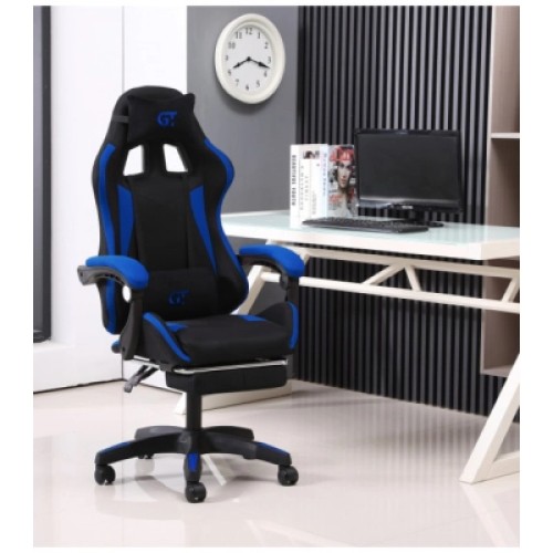 Кресло игровое GT Racer X-2324 Black/Blue (X-2324 Fabric Black/Blue)