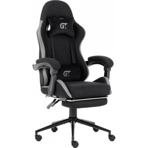 Кресло игровое GT Racer X-2324 Black/Gray (X-2324 Fabric Black/Gray)