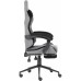 Кресло игровое GT Racer X-2324 Gray/Black (X-2324 Fabric Gray/Black Suede)