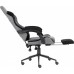 Кресло игровое GT Racer X-2324 Gray/Black (X-2324 Fabric Gray/Black Suede)