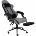 Кресло игровое GT Racer X-2324 Gray/Black (X-2324 Fabric Gray/Black Suede)