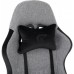 Кресло игровое GT Racer X-2324 Gray/Black (X-2324 Fabric Gray/Black Suede)