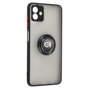 Чохол до мобільного телефона Armorstandart Frosted Matte Ring Samsung A04 (A045) Black (ARM68342)