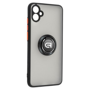 Чохол до мобільного телефона Armorstandart Frosted Matte Ring Samsung A04e (A042) Black (ARM68346)