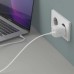 Зарядное устройство Belkin 45W 2хUSB-С GAN PD PPS white (WCH011VFWH)