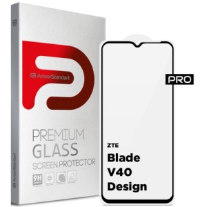Стекло защитное Armorstandart Pro ZTE Blade V40 Design Black (ARM68740)