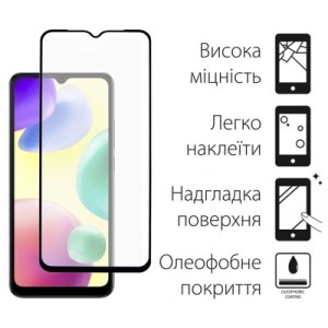 Стекло защитное Dengos Full Glue Xiaomi Redmi 10A 4G (black) (TGFG-304)