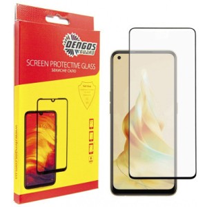 Стекло защитное Dengos Full Glue OPPO Reno8 T (black) (TGFG-297)