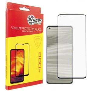 Стекло защитное Dengos Full Glue Realme GT 2 Pro (black) (TGFG-299)