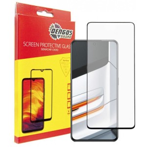 Стекло защитное Dengos Full Glue Realme GT Neo 3 (black) (TGFG-300)