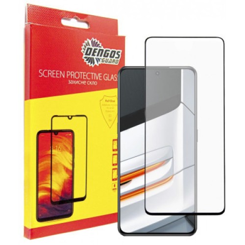 Стекло защитное Dengos Full Glue Realme GT Neo 3 (black) (TGFG-300)