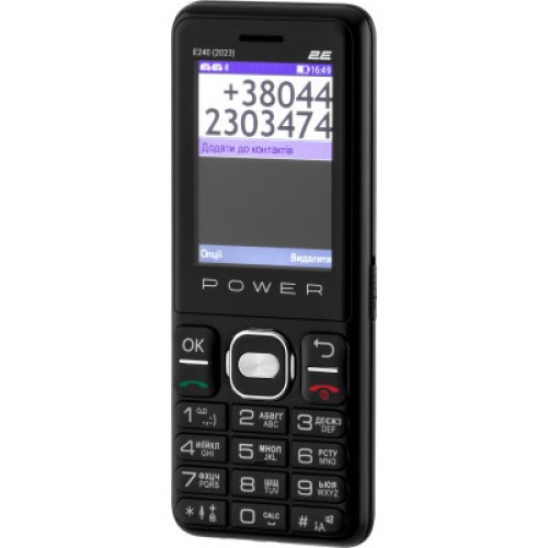 Мобильный телефон 2E E240 2023 Black (688130251068)