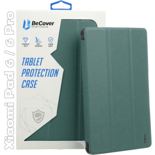 Чехол для планшета BeCover Smart Case Xiaomi Mi Pad 6 / 6 Pro 11" Dark Green (709493)
