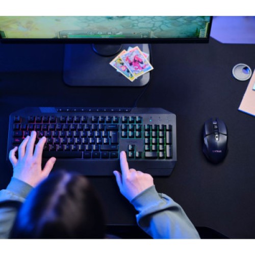 Мышка Trust GXT 110 Felox RGB Wireless Black (25037)