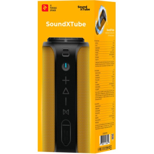 Акустическая система 2E SoundXTube TWS MP3 Wireless WaterproofYellow (2E-BSSXTWYW)